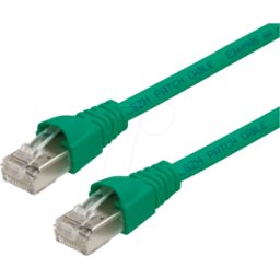 TELEGÄRTNER TG 100008827 - Cable de interconexiones RJ45 Cat.6a S/FTP 7,5 m verde