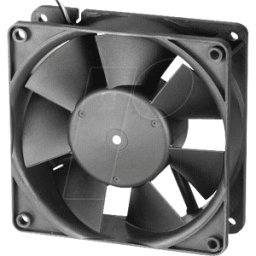 EBM-PAPST PAPST 8412 NGLE - Ventilador axial, 80 x 80 x 25 mm, 12 V CC, rpm: 1500