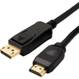 VALUE 11995785 - Cable DisplayPort 1.2, DP-HDMI, 4K 60Hz, 1,0 m