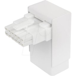 KOLINK 05891 - Kolink Core Pro 12V-2x6 Adaptador de 90 grados - Tipo 2, blanco