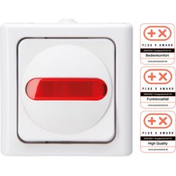 KOPP EL BE 561602008 - AZUL ELECTRIC - Interruptor de control blanco ártico
