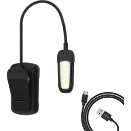 ANSMANN ANS 1600-0531 - Luz LED para libros, atenuable, cuello de cisne