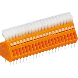 WAGO 233-503 - Regleta de bornes, RM 2,54, palanca de apertura, 3 polos