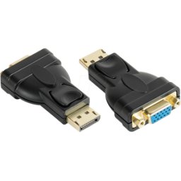 GOOD CONNECTIONS GC DP-AD12 - Adaptador DisplayPort, conector DP a conector hembra VGA