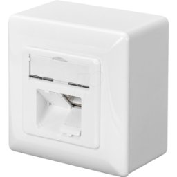 DIGITUS DN9006-N - Caja de conexiones RJ45, CAT.6, montaje en superficie, blanco pu