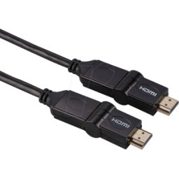 HAMA 182015 - HDMI Kabel, 4K 60 Hz, Rotation, 1,5m