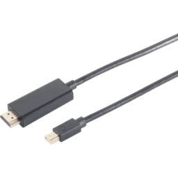 SHIVERPEAKS SHVP BS10-53025 - Mini DisplayPort 1,2 < Conector HDMI UHD negro 1 m..