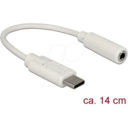 DELOCK 65913 - Conector USB-C para adaptador Delock > conector jack 14 cm