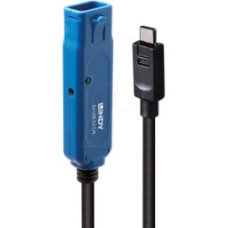 LINDY 43380 - Cable USB 3.0 activo, conector C > conector a, cadena Daisy, 5 m