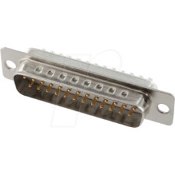 ECON CONNECT ECON ST25LK/V - D-Sub macho de 25 pines con copas de soldadura