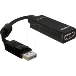 DELOCK 61849 - Adaptador DisplayPort, conector DP a conector hembra HDMI