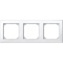 MERTEN EL MS 478319 - M-SMART, bastidor, triple, blanco polar, brillante