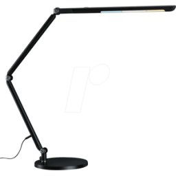 PAULMANN PLM 78912 - Lámpara de escritorio LED, 9,5 W, 700 lm, regulable, negr