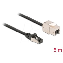 DELOCK 87030 - Módulo Keystone toma RJ45 > enchufe con cable, 5 m
