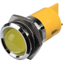 APEM APM Q22P1C Y220E - Lámpara de señalización LED, amarilla, 220