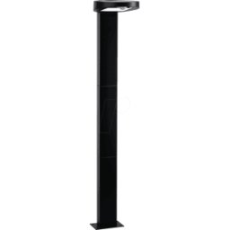 PAULMANN PLM 94249 - Luz solar LED, lámpara de pie, antracita, IP44, detector