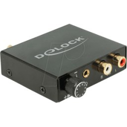 DELOCK 63972 - Convertidor Audio Digital > Analógico HD con amplificador