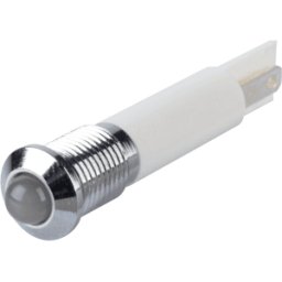 APEM APM Q8P1C W220E - Lámpara de señalización LED, blanca, 220 V,