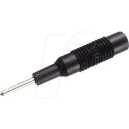 HIRSCHMANN TEST & MEASUREMENT MZS 2 SW - Conector adaptador, conector macho de 2 mm / conector hembra de