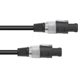 OMNITRONIC OMNI 3022120M - Cable de altavoz 2 x 1,5, 10 m, negro