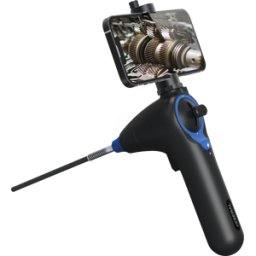 JESERAL JS260-PT - Endoscopio para smartphone, Ø 6,2 mm, cámara móvil de 210° (2 ví