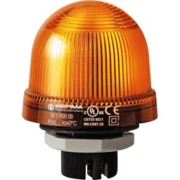 WERMA SIGNALTECHNIK WERMA 815 300 00 - Lámpara empotrable, resistente a impactos, amarilla, 12-2