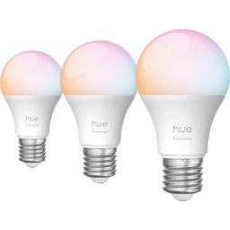 PHILIPS HUE HUE 929004235407 - Smart Light, E27, 8 W, RGBW, 3 pieces