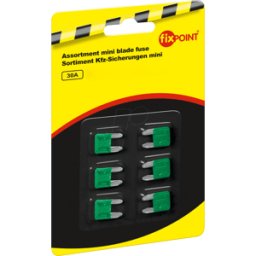 FREI KFZM-SORT 30A - Fusibles para VEHÍCULOS, mini, paquete de 6, 30A.