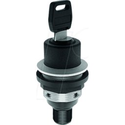 SCHLEGEL SSSA18OIC008 - Interruptor de llave - 1 NC + 1 S, plata