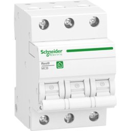 SCHNEIDER ELECTRIC R9F24325 - Resi9 3P, 25A, C características, 6kA disyuntores en mini
