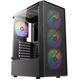 ANTEC 101998 - ANTEC AX26 RGB Elite, ATX, negro