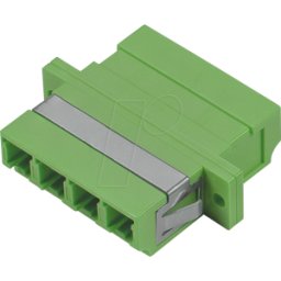 TTL NETWORK TTL 62055Q-K-LG - Adaptador de fibra óptica, LC Quad / LC Quad, OM5, verde