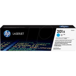 HEWLETT PACKARD TONER CF401X - Tóner HP, cian, 201X, original
