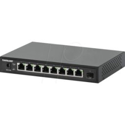 INTELLINET INT 562096 - Switch, 9 puertos, 2,5 Gigabit Ethernet, SFP+