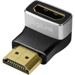 LOGILINK AH0005A - Adaptador, HDMI a macho a hembra, 90°, 8K/60Hz