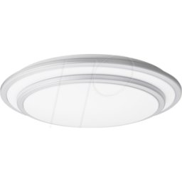 BLULAXA 49978 - Lámpara de techo, Nia-S, 16 W, 2000 lm, 3000 K, blanco/do