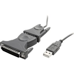 STARTECH.COM ST ICUSB232DB25 - Cable adaptador USB 2,0 Tipo-A a serie DB9/DB25 0,9 m..