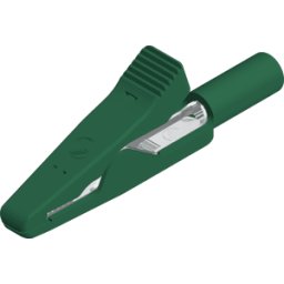 HIRSCHMANN TEST & MEASUREMENT MA 2 VA GN - Pinza de sujeción en miniatura, 2 mm, acero inoxidable, v