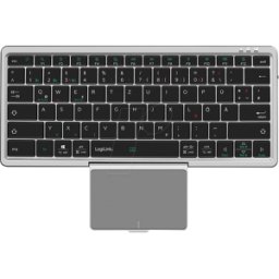 LOGILINK ID0214 - Teclado inalámbrico, Bluetooth, plata, DE