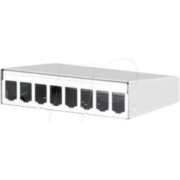 METZ CONNECT BTR 130861-0802E - Módulo carcasa AP 8 puertos blanco puro