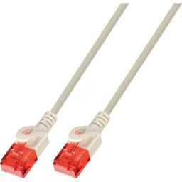 TTL NETWORK TTL 1720HF0,25M - Cable de conexión CAT.6, U/UTP, SLIM, gris, 0,25 m.