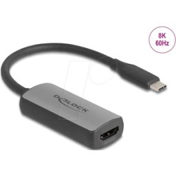 DELOCK 64264 - Adaptador, USB-C a HDMI DP Alt Mode, 8K.