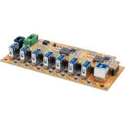 EXSYS EXSY 1187HMVS2PL - USB 3,2 Gen 1 7-Port HUB Board, 15kV ESD