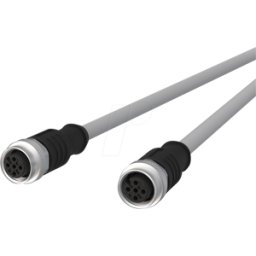 METZ CONNECT MC 142MJA22010 - Cable de sensor, M12, 5 polos, KU > KU, 1 m