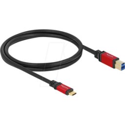DELOCK 80612 - Cable USB 3.0, conector C a conector B, 1 m