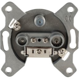 SHIVERPEAKS SHVP BS15-95002 - Toma de corriente PARA antena SAT+BK de 3 orificios, 11 dB