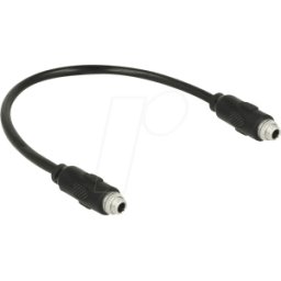 DELOCK 85115 - Cable de audio, acoplamiento jack de 3,5 mm en acoplamiento, 0,2