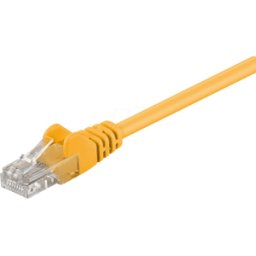 GOOBAY PATCH-C5U 3 GE - Cable de red U/UTP Cat.5e de 3,0m, amarillo, RJ45