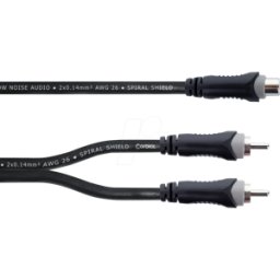 CORDIAL EY 0,3 ECC - Cable adaptador en Y, 2x enchufe cinch > enchufe cinch, 0,3 m.