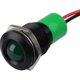 APEM APM Q16P3B G24E - Lámpara de señalización LED, verde, 24 V, 1